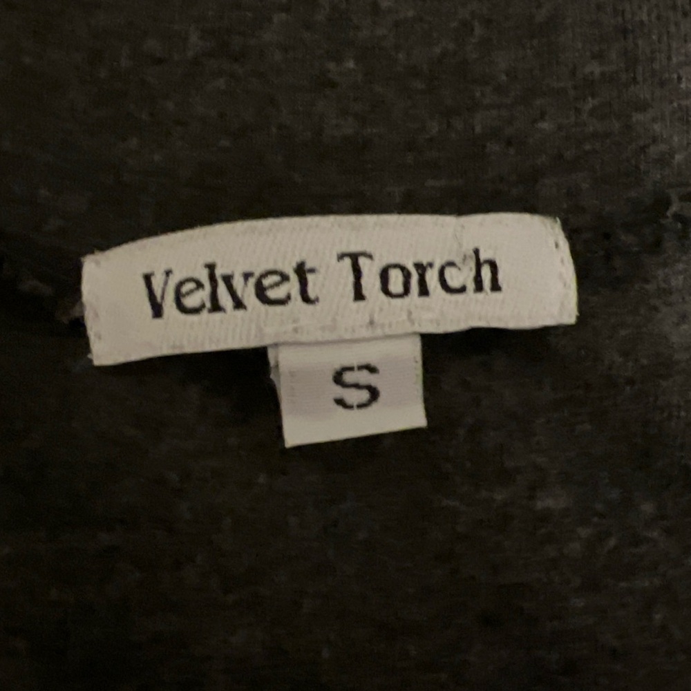 Velvet Torch Charcoal Gray Sleeveless Mockneck Midi Bodycon Dress Size Small - Picture 9 of 9